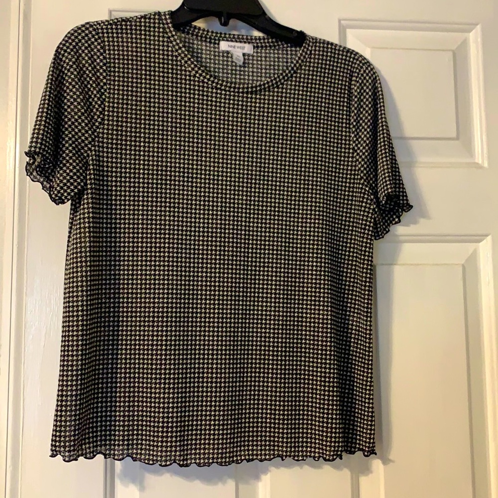 Nine West Short Sleeved Blouse